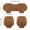 Plush Winter Car Seat Cushion Set