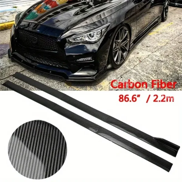 5368d8849e5a4e32b6a6936c6fb22254-goods.webp Carbon Fiber Side Skirt for INFINITI Q50 Q70
